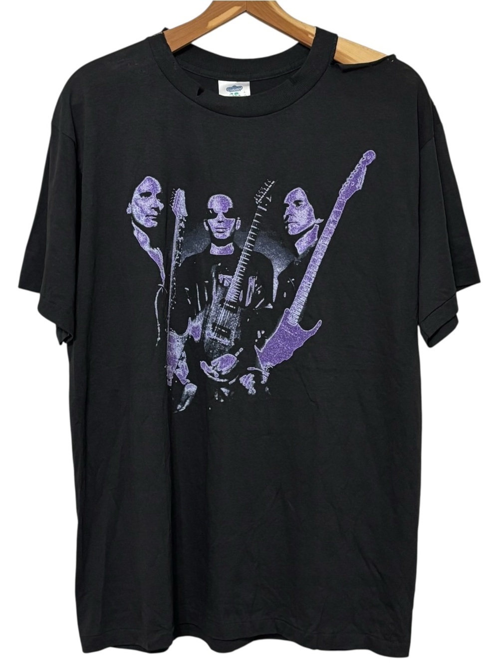 Vintage 1996 G3 Tour Shirt Joe Satriani Steve Vai Winterland Destroyed Large